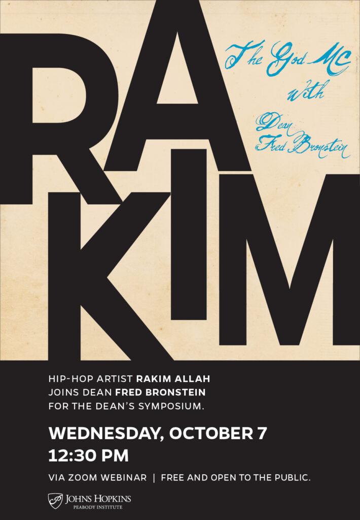 Rakim Symposium Poster